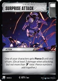 Surprise Attack - Rise of the Combiners - Transformers TCG card