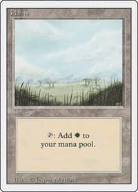Plains (B) - Revised Edition - Magic: The Gathering card