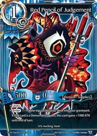 Red Pencil of Judgement - SD04: Angel's Waltz VS Demon's Rondo - The Caster Chronicles card
