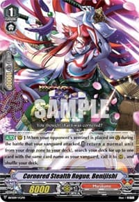 Cornered Stealth Rogue, Benijishi (Spring Fest 2019) - Bushiroad Event Cards - Cardfight Vanguard card