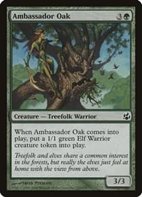 Ambassador Oak (Morningtide) - Oversize Cards - Magic: The Gathering card