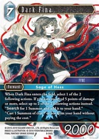 Dark Fina - Opus VIII - Final Fantasy TCG card