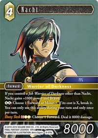 Nacht - Opus VIII - Final Fantasy TCG card