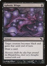 Aphotic Wisps - Shadowmoor - Magic: The Gathering card
