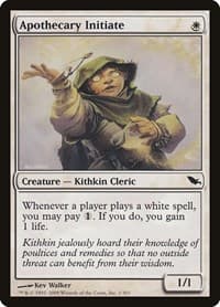 Apothecary Initiate - Shadowmoor - Magic: The Gathering card