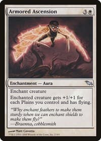 Armored Ascension - Shadowmoor - Magic: The Gathering card