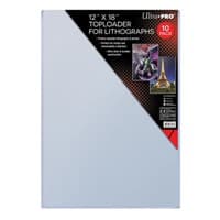 12" x 18" Clear Lithograph Sized Toploader (10-Count) - Ultra Pro Toploaders - Collectible Storage card