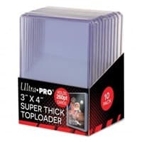 3" x 4" Super Thick 260PT Toploader (10-Count) - Ultra Pro Toploaders - Collectible Storage card
