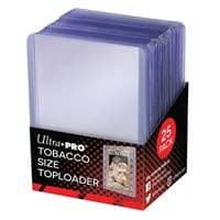 Tobacco Size Toploader (25-Count) - Ultra Pro Toploaders - Collectible Storage card