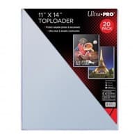 11" x 14" Clear Large Sized Toploader (20-Count) - Ultra Pro Toploaders - Collectible Storage card