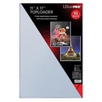 11" x 17" Clear Large Sized Toploader (10-Count) - Ultra Pro Toploaders - Collectible Storage card