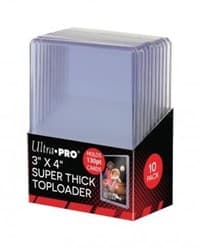 3" x 4" Thick 130PT Toploader (10-Count) - Ultra Pro Toploaders - Collectible Storage card