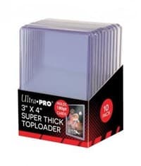 3" x 4" Super Thick 180PT Toploader (10-Count) - Ultra Pro Toploaders - Collectible Storage card