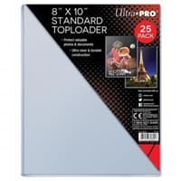 8" x 10" Clear Toploader (25-Count) - Ultra Pro Toploaders - Collectible Storage card