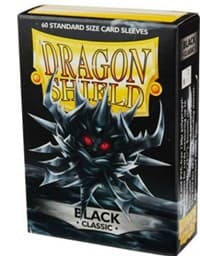 Dragon Shield Classic Standard Sleeves - Black (60-Pack) - Dragon Shield Card Sleeves - Card Sleeves card