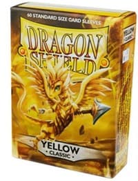Dragon Shield Classic Standard Sleeves - Yellow (60-Pack) - Dragon Shield Card Sleeves - Card Sleeves card