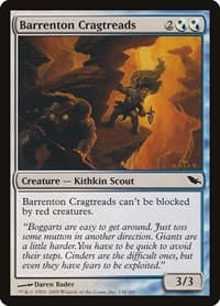 Barrenton Cragtreads - Shadowmoor - Magic: The Gathering card