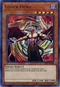 Lesser Fiend - The Lost Art Promotion - YuGiOh card