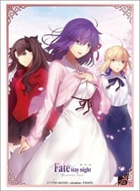 Bushiroad Sleeve Collection HG Vol.1806: Fate/stay night [Heaven's Feel] - Sakura, Saber & Rin (60-Pack) - Bushiroad Card Sleeves - Card Sleeves card