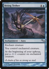Biting Tether - Shadowmoor - Magic: The Gathering card