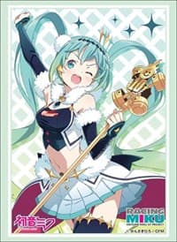 Bushiroad Sleeve Collection HG Vol.1799: Vocaloid - Racing Miku 2018 (60-Pack) - Bushiroad Card Sleeves - Card Sleeves card