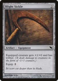 Blight Sickle - Shadowmoor - Magic: The Gathering card