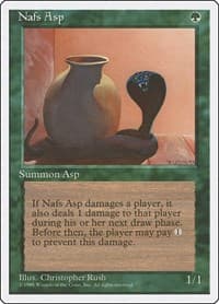 Nafs Asp - Fourth Edition - Magic: The Gathering card