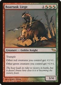 Boartusk Liege - Shadowmoor - Magic: The Gathering card