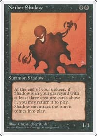 Nether Shadow - Fourth Edition - Magic: The Gathering card