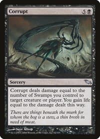 Corrupt - Shadowmoor - Magic: The Gathering card