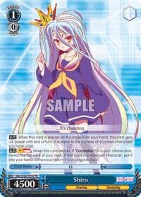 Shiro - No Game No Life - Weiss Schwarz card