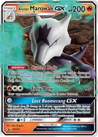 Alolan Marowak GX - SM187 - SM Promos - Pokemon card
