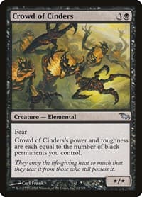 Crowd of Cinders - Shadowmoor - Magic: The Gathering card