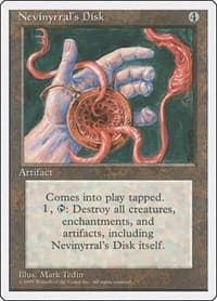 Nevinyrral's Disk - Fourth Edition - Magic: The Gathering card
