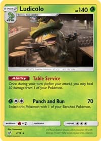 Ludicolo - Detective Pikachu - Pokemon card