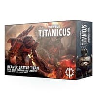 Warhammer: 40K - Adeptus Titanicus - Reaver Battle titan w/ Metal Cannon and Chainfist - Warhammer Plastic Box Sets - Warhammer Box Sets card