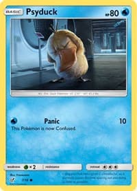 Psyduck (Holo Common) - Detective Pikachu - Pokemon card