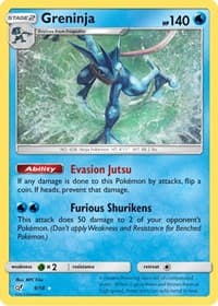 Greninja - Detective Pikachu - Pokemon card