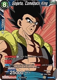 Gogeta, Comeback King (Broly Pack Vol. 3) - Promotion Cards - Dragon Ball Super: Masters card