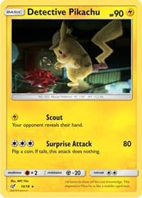 Detective Pikachu - Detective Pikachu - Pokemon card