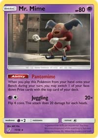Mr. Mime - Detective Pikachu - Pokemon card