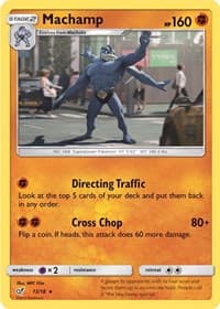 Machamp - Detective Pikachu - Pokemon card