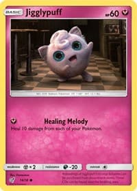 Jigglypuff (Holo Common) - Detective Pikachu - Pokemon card
