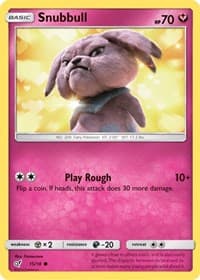 Snubbull (Holo Common) - Detective Pikachu - Pokemon card