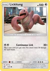 Lickitung (Holo Common) - Detective Pikachu - Pokemon card