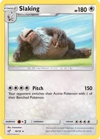 Slaking - Detective Pikachu - Pokemon card