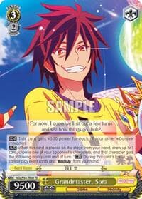 Grandmaster, Sora - No Game No Life - Weiss Schwarz card