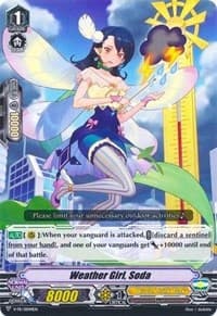 Weather Girl, Soda - V Promo Cards - Cardfight Vanguard card