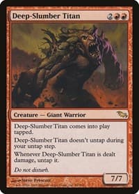 Deep-Slumber Titan - Shadowmoor - Magic: The Gathering card