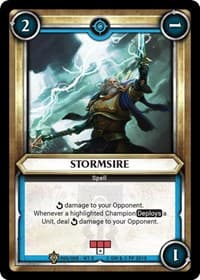 Stormsire (Unclaimed) - Warband Collectors Pack 1 - Warhammer Age of Sigmar Champions TCG card